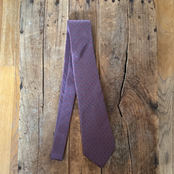 Vintage Silk Ralph Lauren Chaps Heathery Purple paisley tie. Mint! - Picture 1 of 7